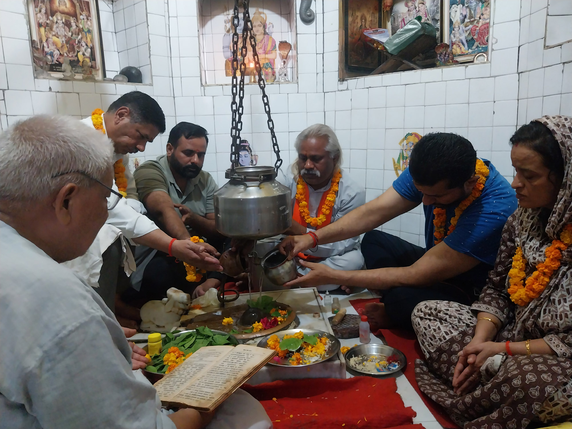 Rudra Abhishek Pooja in Ancient Shiva Temple Garashankar